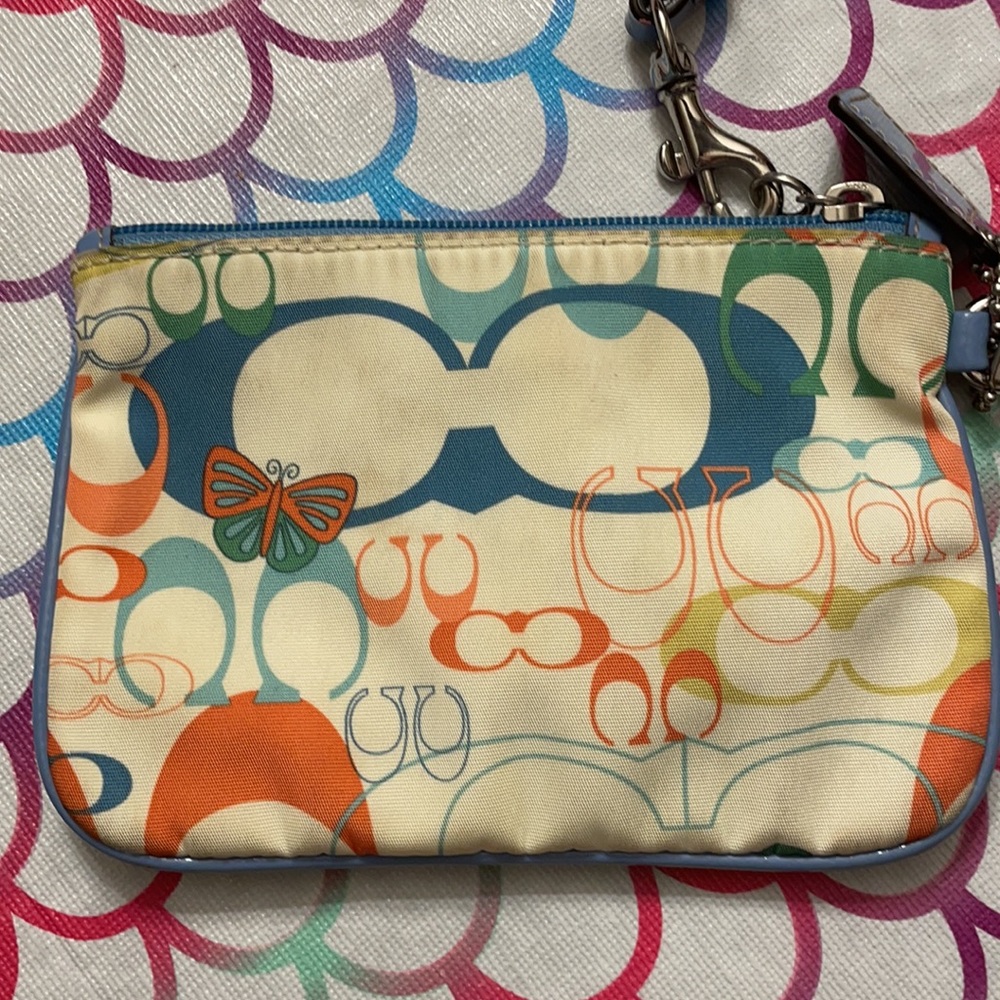 Coach butterfly wristlet - Picture 5 of 8